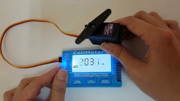 數位式伺服機(舵機)測試器使用示範