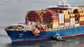 How crews refloated Dali ship weeks after Baltimore's Key Bridge collapse