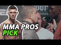 MMA Pros Pick ✅ Israel Adesanya vs. Robert Whittaker 2 - Part 1 👊 UFC 271