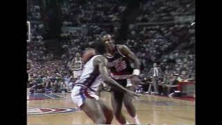 TDIH: Clyde Drexler's poster dunk vs DET in 1990 NBA Finals