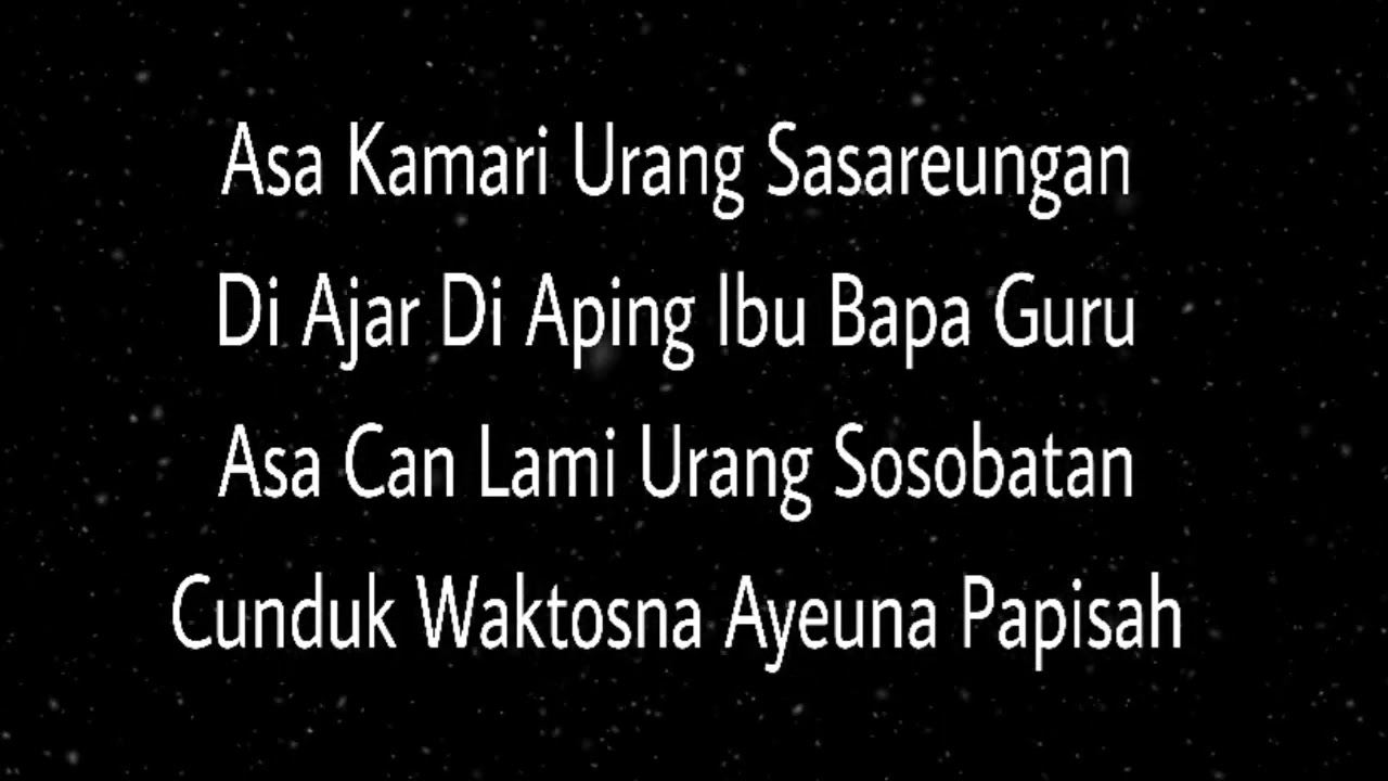 PATURAY TINEUNG LIRIK SDN PANYINGKIRAN I #shorts #sunda