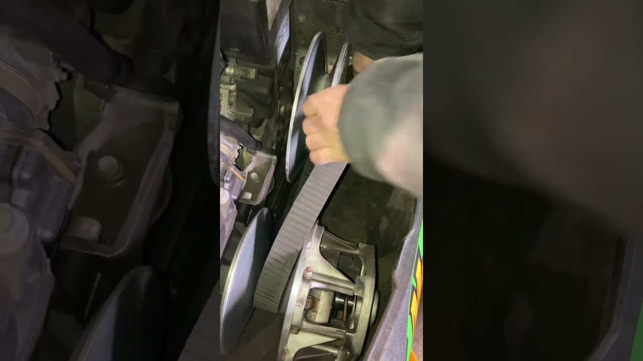 How to remove and install the belt on 06 Arctic cats and older