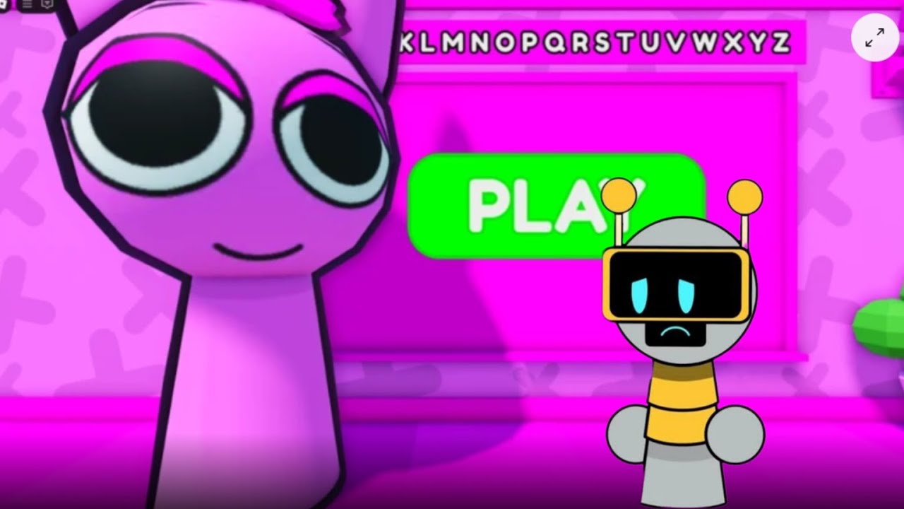 SPRUNKI FUNBOT PLAYING SPRUNKI PINKI SCHOOL BREAKOUT OBBY #roblox #sprunki #gaming #shorts #reels 