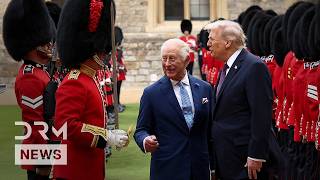 ROYAL SPECTACLE: Trump Reviews Guard of Honour with King Charles & Royal Family | AC1B