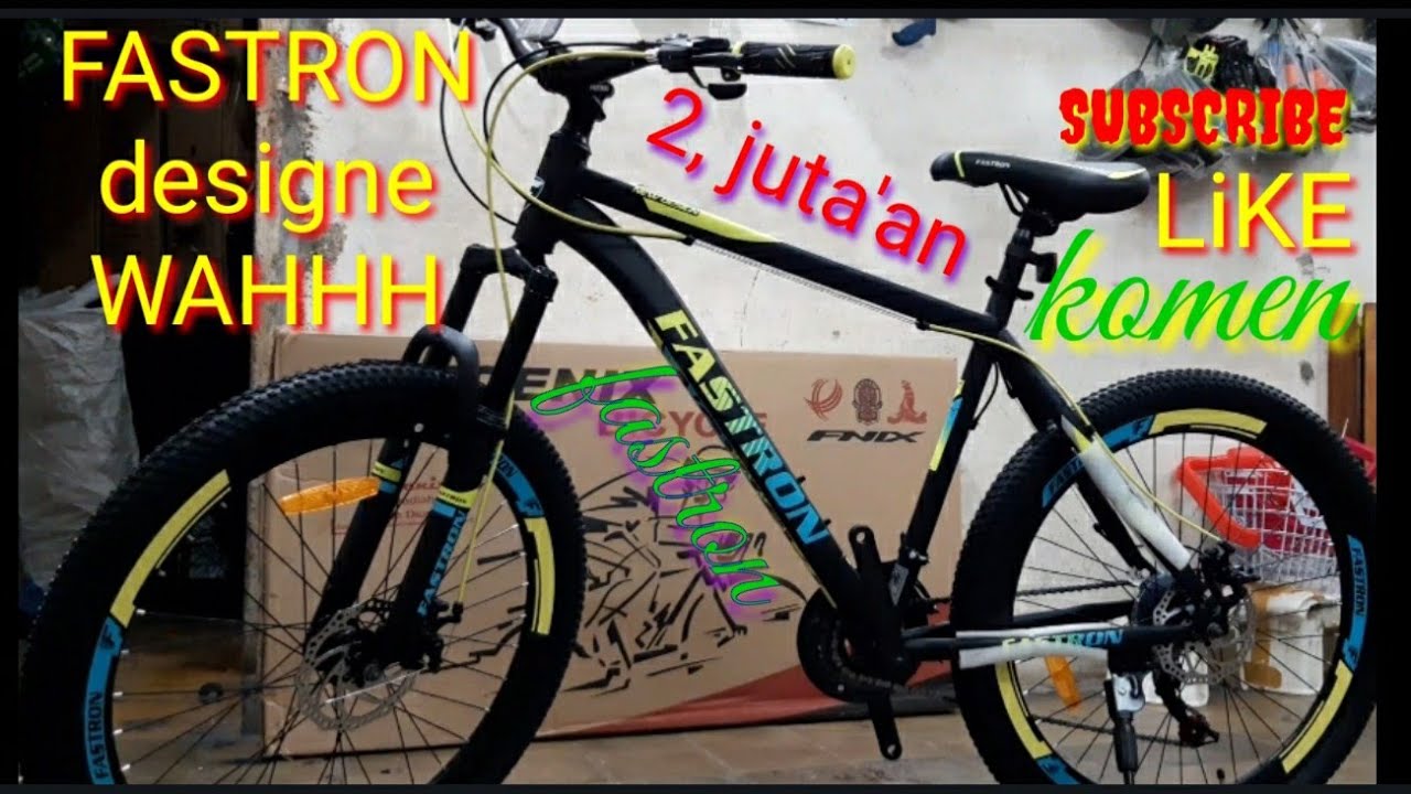  MERAKIT SEPEDA  MTB FASTRON YouTube