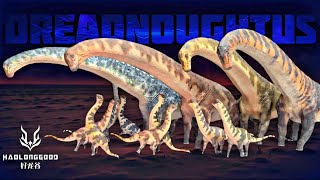 BEST SAUROPOD YET! Haolonggood 1:35 DREADNOUGHTUS Review!!! All FOUR versions with babies!!!