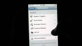 MyAssistant - A siri app that adds special comands to siri and much more