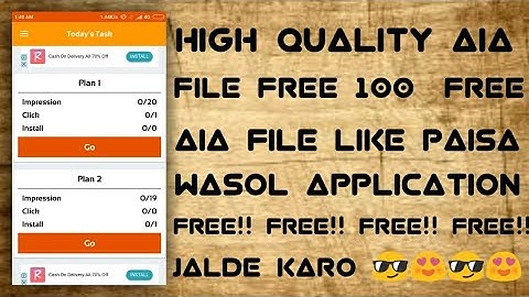 Thunkable High Quality Aia Point File Free ||High Quality Aia Point Wale App Se Jada se Jada Earning