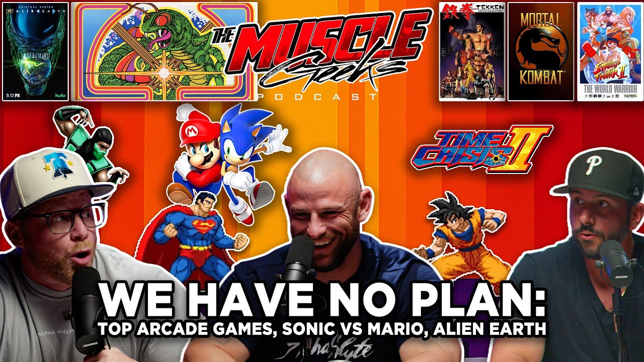 Muscle Geeks Ep. 21 | Fitness, Fantasy Football, Mario, DBZ & Top Arcade Games