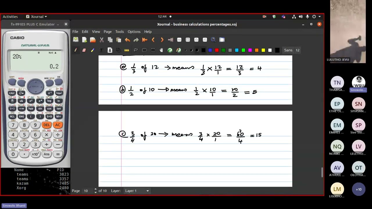 Business Calculations Percentages 2: Commission