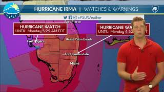 Friday Morning Forecast 9-8-17