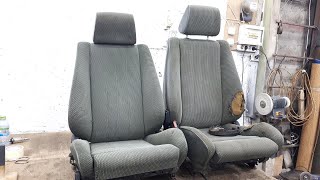 BMW E30 SPORT 1986. Ремонт передних сидений. Часть 4. Front seat repair. Part 4.