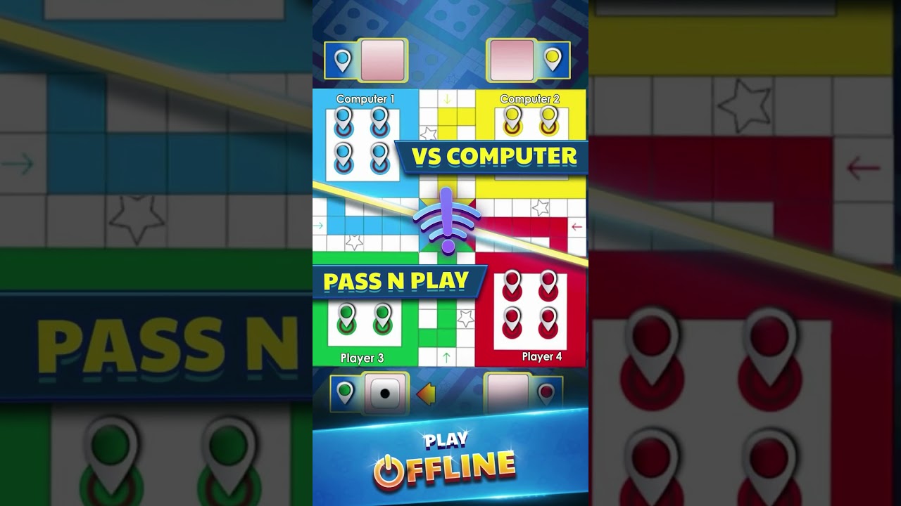 No internet? No problem! 📶 Enjoy endless Ludo 🎲 fun offline with Ludo King 👑