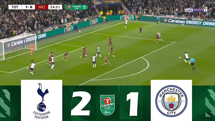 토트넘 vs 맨체스터 시티 [2-1] | 카라바오컵 2024/25 | 경기 하이라이트!