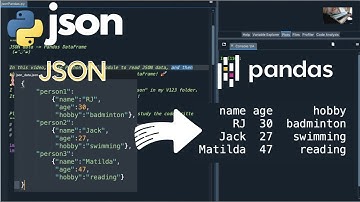 #Python | json module: JSON data → Pandas DataFrame | #json #pandas