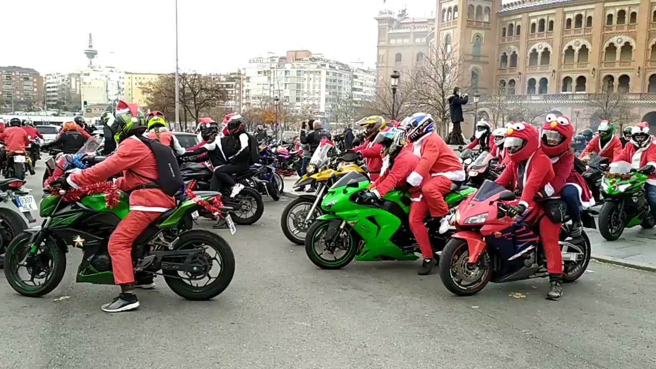 BRUTAL PAPANOELADA MOTERA EN MADRID EL 19/12/2021