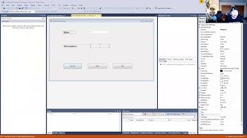 Microsoft Visual Studio Lab 3 - Miles into Kilometers C#