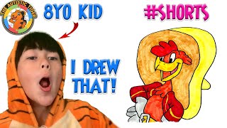 8Yo Autistic Savant Draws - Panchito The Three Caballeros