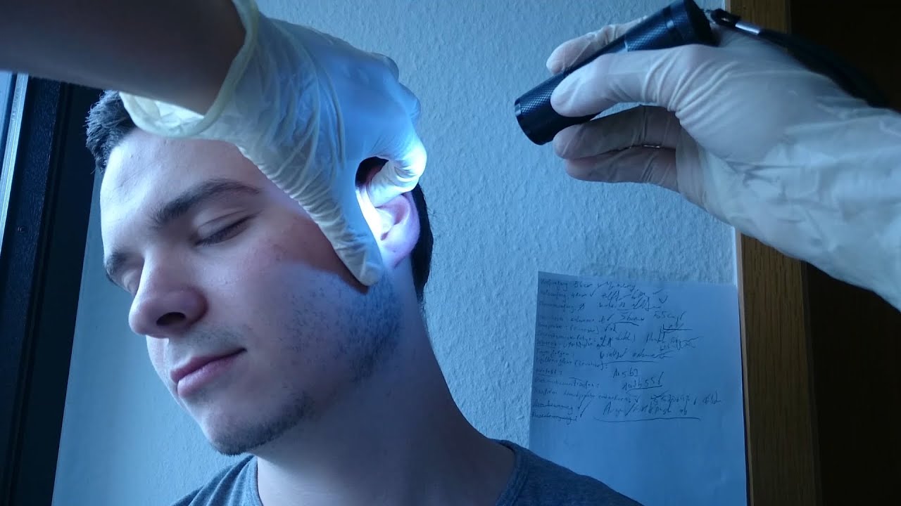 ASMR - Real Person Cranial Nerve Examination / Check Up *No Talking*