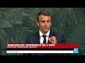 REPLAY - Discours d''Emmanuel Macron lors de l''Assemblée générale de l''ONU