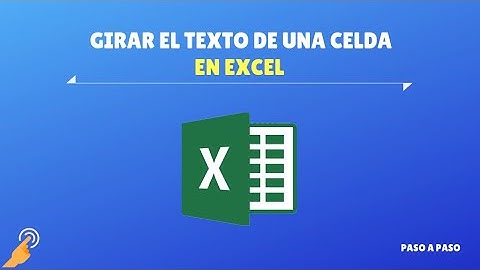 Girar texto de celda en Excel