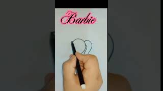 Drawing Of Barbie Face.