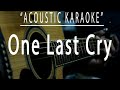 One last cry - Brian McKnight (Acoustic karaoke)