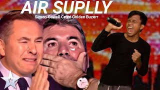 GOLDEN BUZZER : Simon Cowell Cried Singing Song Air Suplly