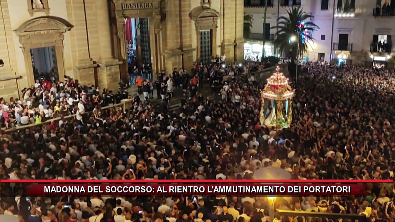 MADONNA DEL SOCCORSO  AL RIENTRO L'AMMUTINAMENTO DEI PORTATORI