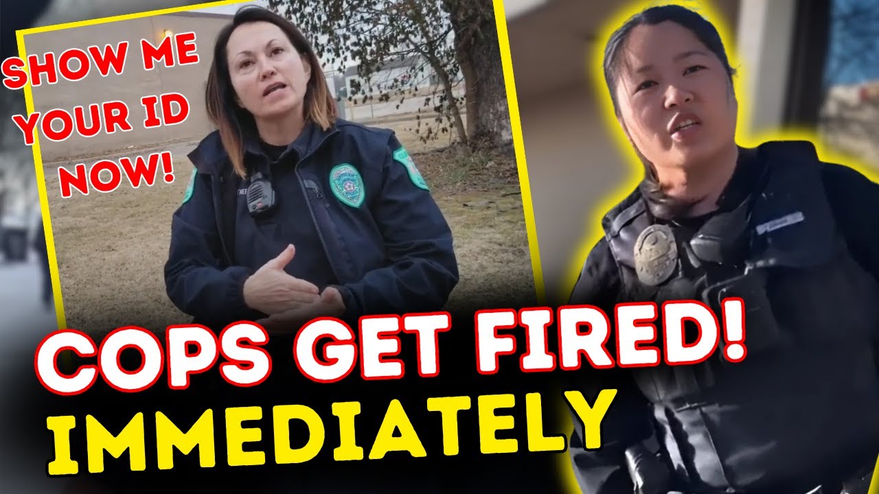 Female Corrupt Cops Get Owned & Humiliated! ID Refusal First Amendment ...