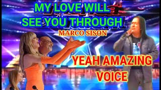 PINOY PRIDE  AMAZING VOICE MY LOVE WILL SEW YOU THROUGH MARCO SISON AMERICA'S GOT TALENT PARODY #agt