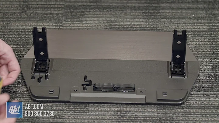 Assembly And Install Of The Sony A8F OLED Stand