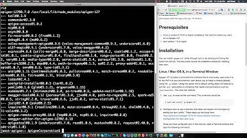 a127: Installation, Up and Running