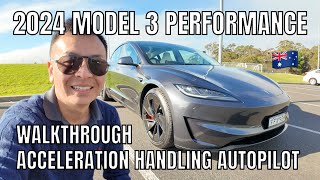 2024 Tesla Model 3 Performance Review Australia Acceleration Handling