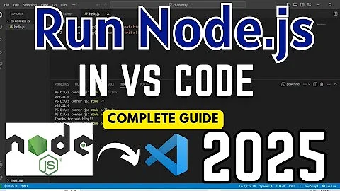 How to Run Node.js in VS Code on Windows 10/11 [2025] |  Setup Node.js in VS Code | Node.js Tutorial