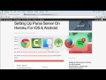 Setting Up Parse Server On Heroku And Connecting With Xcode (iOS)