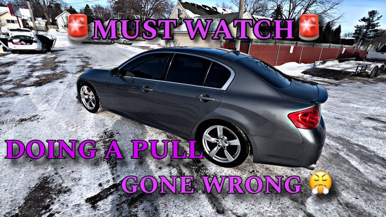 THIS JUST HAPPENED GOING TO WASH MY G37X. GONE WRONG MUST WATCH