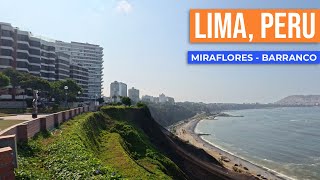 Miraflores to Barranco! Walk with me in Lima, Peru!