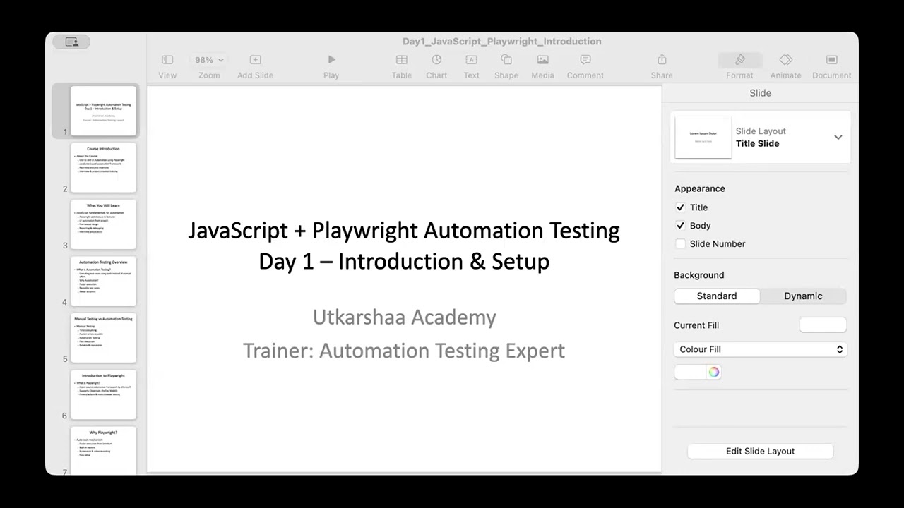Playwright JavaScript day 1