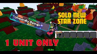 Solo new Unwordly Beings zone with 1 unit only in ASTD! | ZoroSatoru