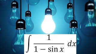Integration of 1/1-sinx (Solution)