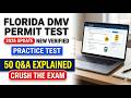 Florida DMV Learner's Permit Test Florida DMV Permit Practice Test 50 Questions &amp; Answers Explained