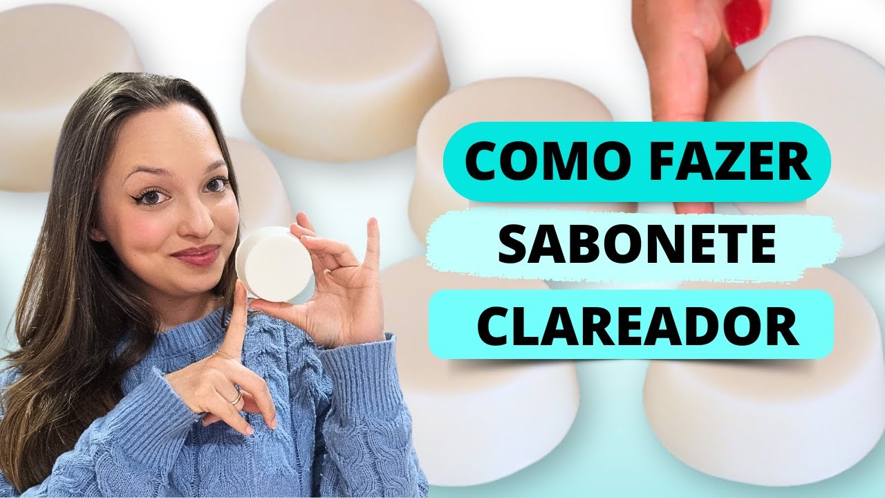Como fazer SABONETE CLAREADOR - FARINHA DE ARROZ