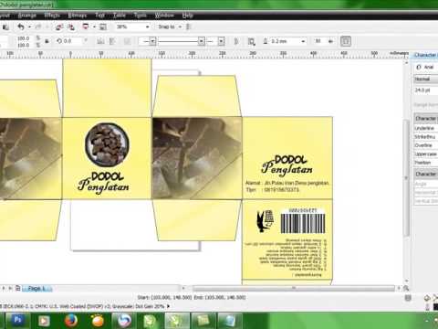  Cara  membuat  Design Packaging Dengan Corel Draw  YouTube