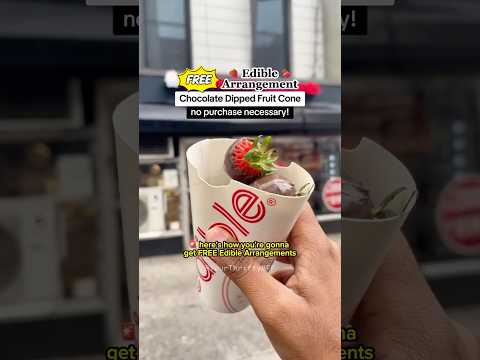 How To Get FREE Edible Arrangements!! #freebies #mothersday #foodhacks