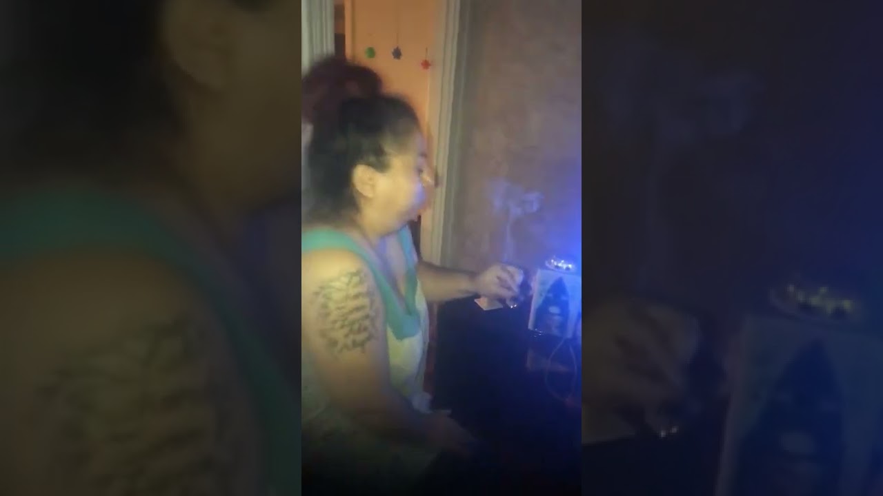 Mom smoking weed first time