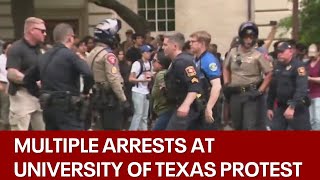 University of Texas Palestine protest leads to 20+ arrests, including FOX 7 photographer | FOX 7 Aus