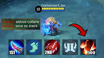 NEW COMBO TALENT AND BUILD FOR BEST STACK FARMING🔥 | ALDOUS BEST BUILD 2023