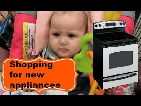 Shopping for new appliances ~ vlog ~ Feb 27, 2018
