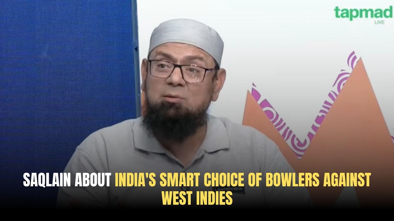 Saqlain About India's Smart Choice Of Bowlers Against West Indies | Game On Hai | tapmad